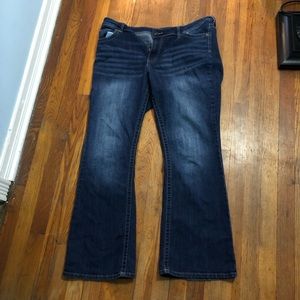 Maurices 16w dark wash bootcut jean